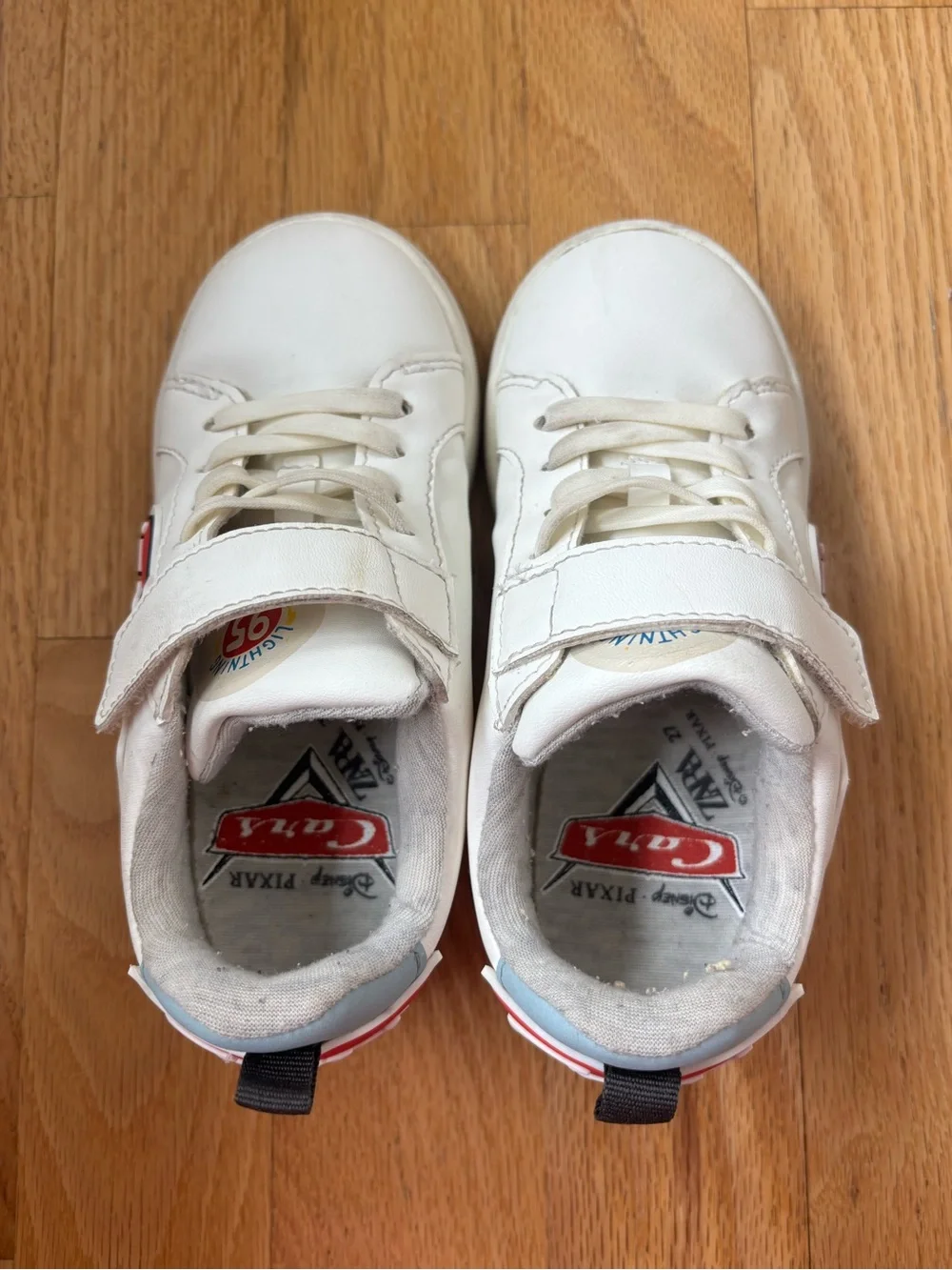 Kids ZARA Disney Cars Lightning McQueen Velcro Sneakers
